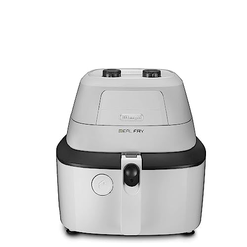 Delonghi IdealFry FH2101 Heißluft-Fritteuse 1400 W, 1 Kilogram, Kunststoff, Weiß