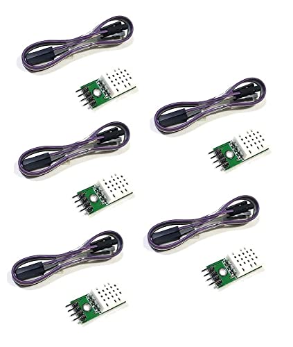 Fasizi 5 x SHTC3 hochpräzises digitales Temperatur- und Feuchtigkeitssensor-Messmodul I2C-Kommunikation