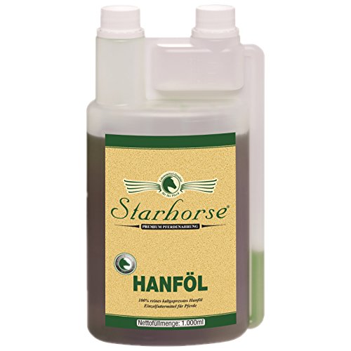 Starhorse Hanföl 1 Liter Dosierflasche für Pferde