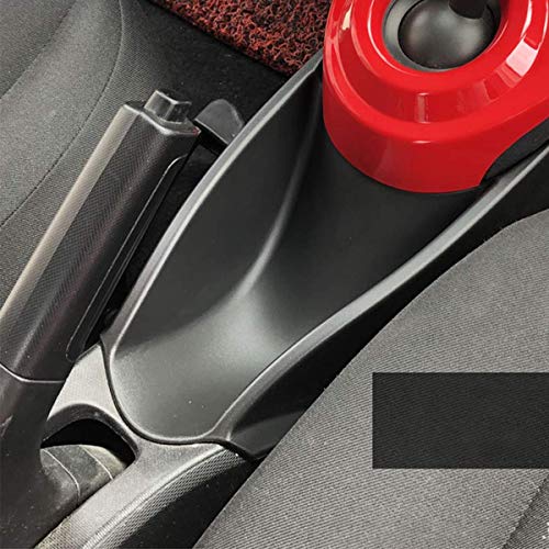 Für Benz Smart 453 Fortwo Forfour 2015–2019 Auto-Armlehne Center Aufbewahrungsbox Container Handschuh Zubehör (schwarz, Kunststoff)
