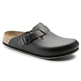 BIRKENSTOCK Boston BS Super Grip schmale Weite Verstellbarer Riemen schwarz Größe 46