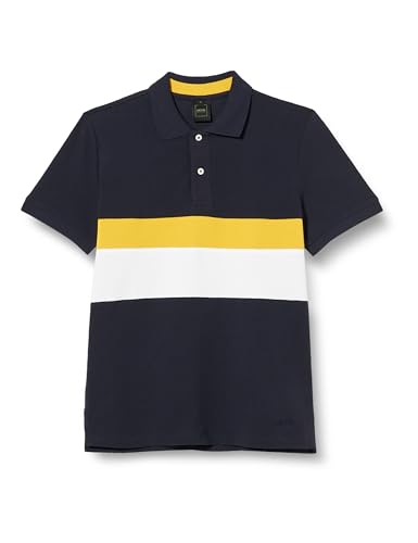 Geox Men's M Polo Shirt, BLUENIGHTS/OPTICALW, XL