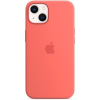 Apple Original iPhone 13 Silikon Case mit MagSafe Pink Pomelo
