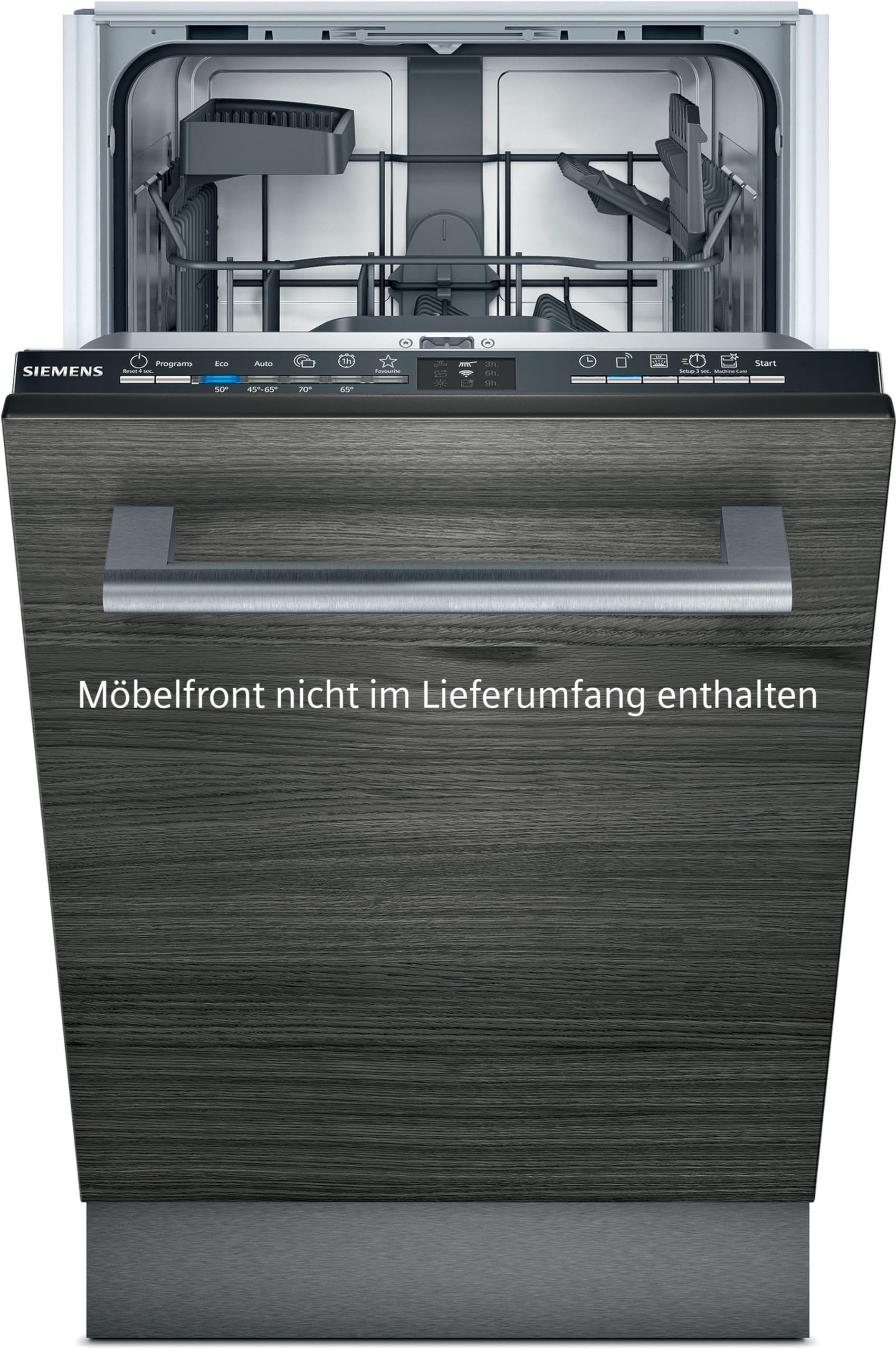 Siemens SR61IX05KE iQ100 Vollintegrierter Geschirrspüler / F / 78 kWh / 9 MGD / Smart Home kompatibel via Home Connect / varioSpeed / infoLight Betriebsanzeige