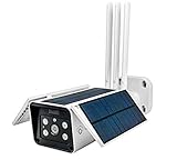 LUVISION 4G / LTE/Solar Überwachungskamera | autonome kabellose Outdoor-Kamera inkl. Akku und Solarpanel | Full HD | Nachtsicht | Gegensprechanlage 2-Wege Audio | Cloud | App (4G / LTE)
