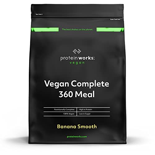 Complete 360 Meal | Nährstoffreich und ausgewogen | 100% Vegan | Schnelle & erschwingliche Mahlzeit | THE PROTEIN WORKS | Banana Smooth | 2kg