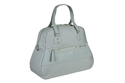 Lässig Vintage Bowler Bag Wickeltasche/Babytasche inkl. Wickelzubehör, misty blue