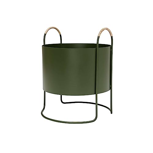 OYOY Living Design Maki-Pflanzkasten Grün aus Eisen H50x42x40cm
