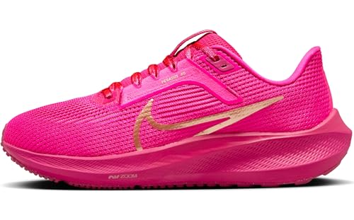 Nike Damen W Air Zoom Pegasus 40 Laufschuh, Mehrfarbig Fierce Pink MTLC Red Bronze Pink Foam, 38 EU