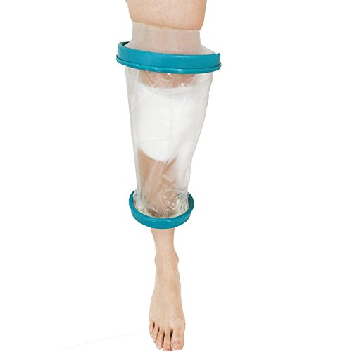 Erwachsene Bein Knie Bandage Wasserdicht Displayschutzfolie Cover Dusche Badewanne knieüberzug für Dusche Bad wiederverwendbar transparent