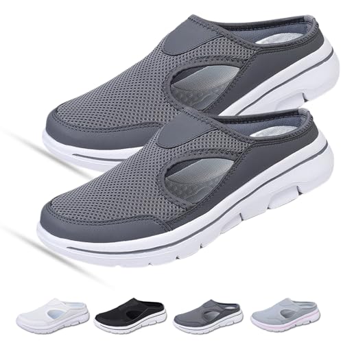 Donubiiu X Footstep Pro - Schuhe, Footstep Pro - ergononnische Komfort-Schuhe, Artvive Orthopädische Schuhe, Orthopädische Komfortschuhe Für Frauen Für Damen Herren (grau-A,44 EU)