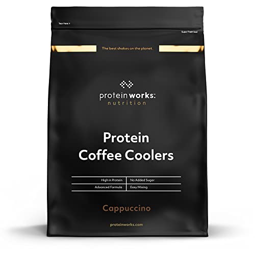 Coffee Coolers / CAPPUCINO / von THE PROTEIN WORKS / 1kg / Enthalten Kaffee, Guarana und Extrakt aus grünen Kaffeebohnen.