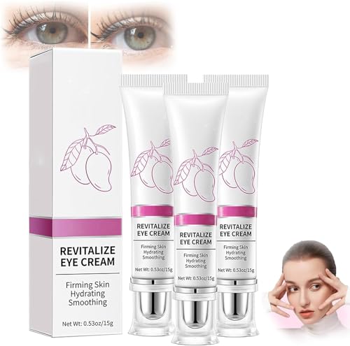 Mango Revitalize Eye Cream,Removes 99% Of Eye Bags & Dark Circles For Firming Skin. (3PCS)