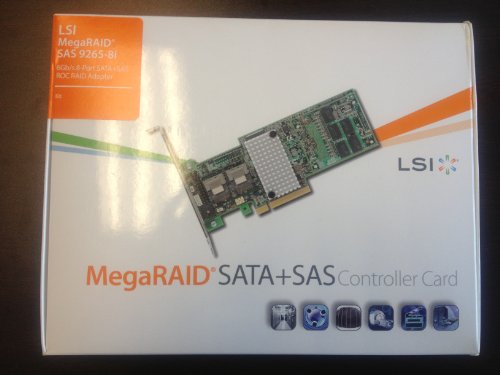 LSI MegaRAID 9265-8i Speichercontroller (8-Port, SAS/SATA, 8X PCI-e 2.0) Kit