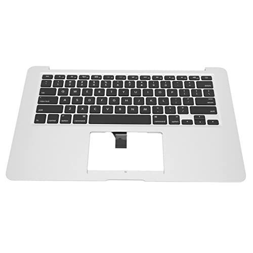 Ersatztastatur für MacBook Air 13 Zoll 2013-2017 Palm Rest Case A1466, Computer-Reparaturzubehör-Kits Werkzeuge Aluminiumlegierung Silber