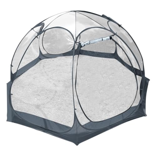 Durchsichtiges Blasenzelt, Atmungsaktives Sichtschutz Haus Für Picknicks, Gewächshaus-Camping Zeltüberdachung, Wasserfestes, Durchsichtiges Pop-up-Popup-Zelt Mit Transparenter Sicht
