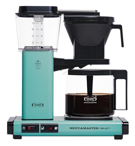 Moccamaster Filter Kaffeemaschine KBG Select, 1.25 Liter, 1520 W, Turquoise
