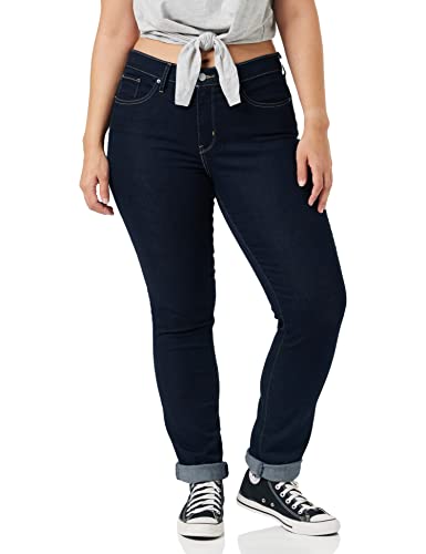 Levi's Damen 312 Shaping Slim Jeans, New Ultra Black 0075, 28W / 32L