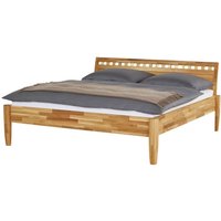 Massivholz-Bettgestell - holzfarben - 156 cm - 93 cm - Betten > Bettgestelle - Möbel Kraft
