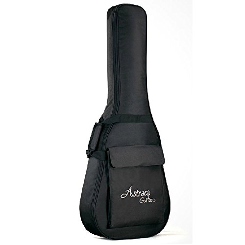 40 104,1 cm Akustische Gitarre Wasserdicht gepolsterte Tasche dicker Advanced Gitarre Fall mit doppelter Riemen und Außentaschen schwarz