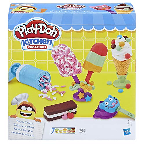 Play-Doh - Kleiner Eissalon Knete, für Fantasievolles und Kreatives Spielen