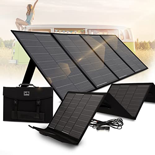 Craftfull Solartasche Sunbalance - Faltbares Solarmodul - 60-300 Watt - Solarmodul mit Tasche für tragbare Powerstation Adventure - Photovoltaik Solar Ladegerät - Mit USB Anschluss (100 Watt)