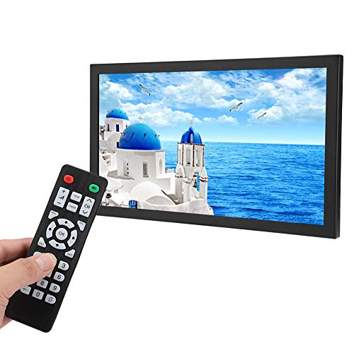 13,3 Zoll Monitor, 1920 x 1080 Full HD Monitor, HDMI/VGA/AV/BNC/USB Monitor, Platzsparend, Unterstützung der Wandmontage.(EU)