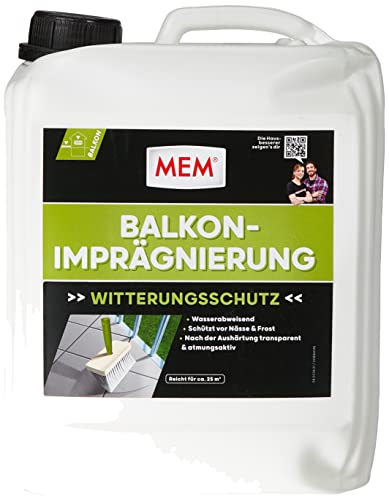 MEM Balkon-Imprägnierung milchig-weiß, 5 l