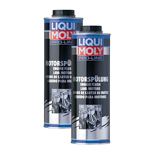 2x LIQUI MOLY 2425 Pro-Line Motorspülung Motor Reiniger Öl Zusatz 1L