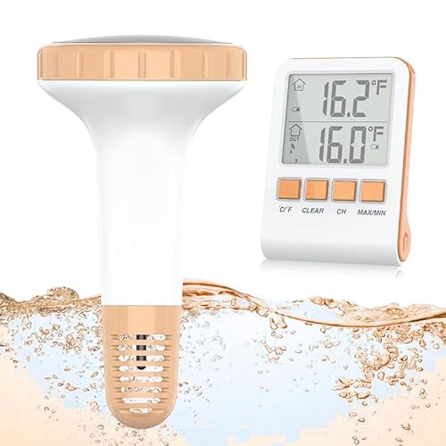 Pool-Thermometer, Kabelloses Schwimmendes Poolthermometer 0327-02