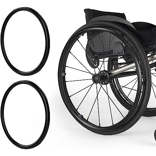 Homnova Wheelchair Push Rim Covers, 24 Inch Rear Wheel Sports Wheelchair Cover, Silicone Hand Slide Cover, Non-Slip/Wear-Resistant, Improved Grip and Traction,008,22in