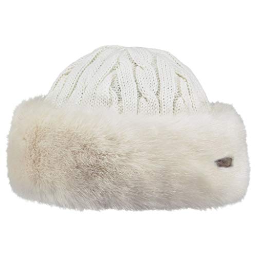 Barts Damen Fur Cable Baskenmütze, Weiß (Bianco), One Size (Herstellergröße: Unica)