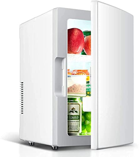 FBITE Mini-Kühlschränke, 12 V / 220 V Auto- und Heimkühlschränke mit doppeltem Verwendungszweck, mit unsichtbaren Griffen, praktisch für Autoreisen, Autokühlschrank