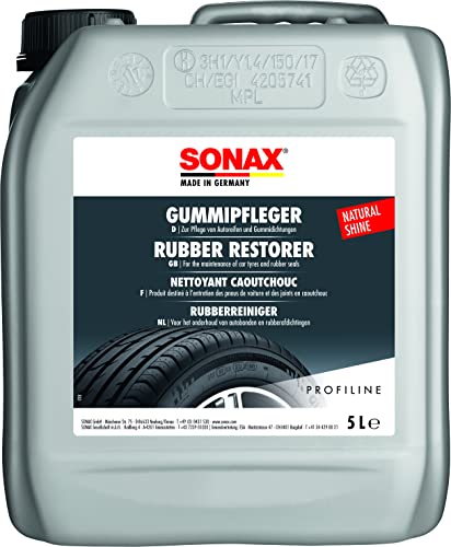 SONAX PROFILINE GummiPfleger (5 Liter) reinigt und pflegt alle Gummiteile am Auto und hält sie elastisch | Art-Nr. 03405050