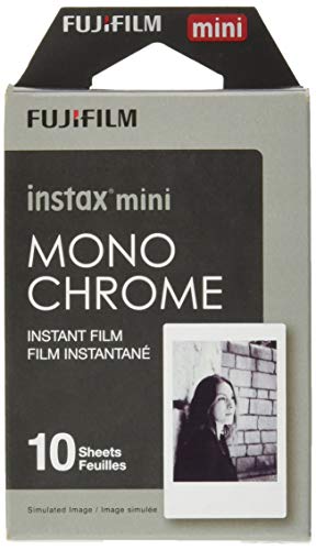 Fujifilm 2 x Instax Mini Monochrome Instant Film, 10 Stück, schwarz/weiß (16531960 2)