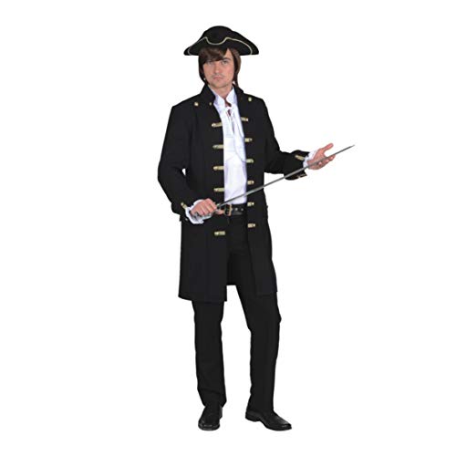 Orlob NEU Herren-Jacke Pirat de Luxe, schwarz Gr. 54-56