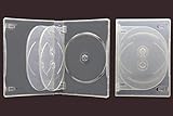 10 x 5 Disc CD DVD Blu Ray Multicase Super Clear mit 27 mm Rücken für 5 Discs