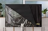 Python TV-Cover - 58" bis 60" Zoll - wetterfeste Schutzhülle für TV / Fernseher und Monitor | Indoor/Outdoor | 140x89 cm - schwarz