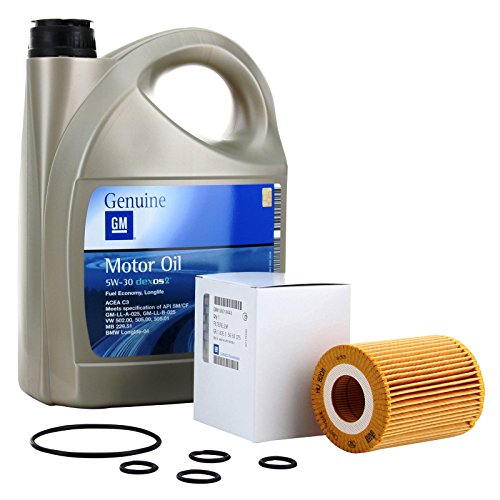 Kit Filter Öl Motor GM General Motor Opel Oil 5 W30 5 Liter (Opel Astra J, Corsa D, Meriva B, mokka, Zafira B) Motoren 1.7 CDTI seit dem Jahr 2010 in Zukunft