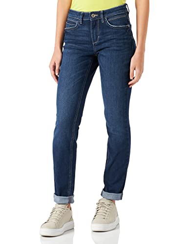 TOM TAILOR Damen Alexa Slim Jeans, Blau (Dark Stone Wash Denim 1053), 30W / 32L