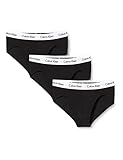 Calvin Klein herren 3P hip brief underpants, 001 Nero - Black, XL