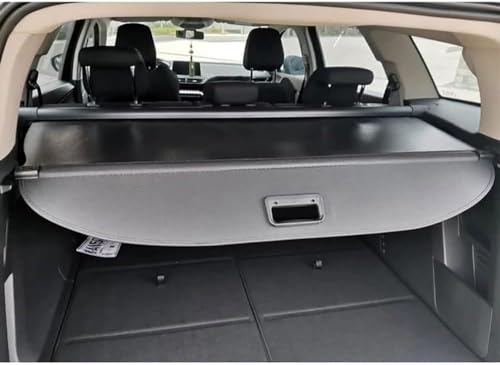 LUMZAG Auto Einziehbare Hintere Kofferraum Hutablage Für Peugeot 5008 2017-2022, Kofferraum Trennwand Vorhang Schattenschutz PrivatsphäRe Vorhang
