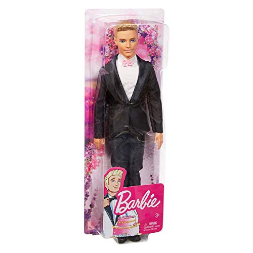 Barbie DVP39 - Br?utigam Ken Modepuppe, Black