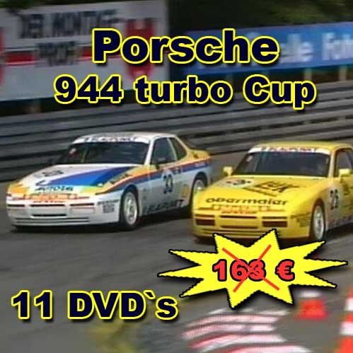 Porsche 944 Turbo Cup Sammlerpaket mit 11 DVD