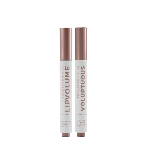 Transformulas FaceFixers Day and Night Lip Plumping for Fuller Looking Lips Set, 2 x 3ml