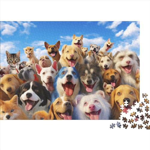 Puzzle 1000 Teile Animal Fun in The Sun Selfie - Farbenfrohes Puzzle Für Erwachsene in Bewährter Qualität 1000pcs (75x50cm)