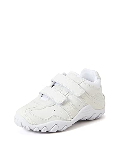 Geox Jungen J CRUSH M Sneakers, Weiß (WHITEC1000), 35 EU