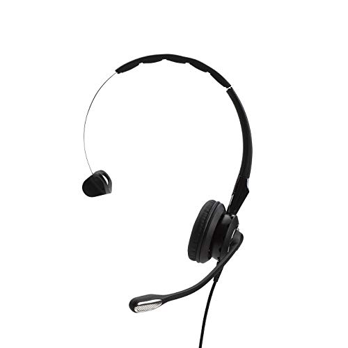 Jabra BIZ 2400 II QD Duo langlebiges Call-Center-Kabel-Headset mit Geräuschunterdrückung und Wideband für Festnetztelefonie