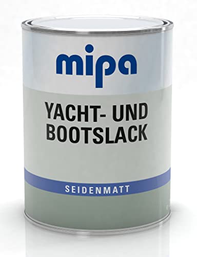 MIPA Yacht- und Bootslack transparent / seidenmatt 2,5 Liter / Schiffslack Holzlack Klarlack