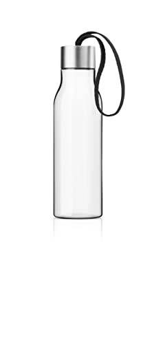 EVA SOLO 503022 Trinkflasche, Mit Trageschlaufe, 0,5 L, Kunststoff, Schwarz, 28 x 10 x 10 cm
